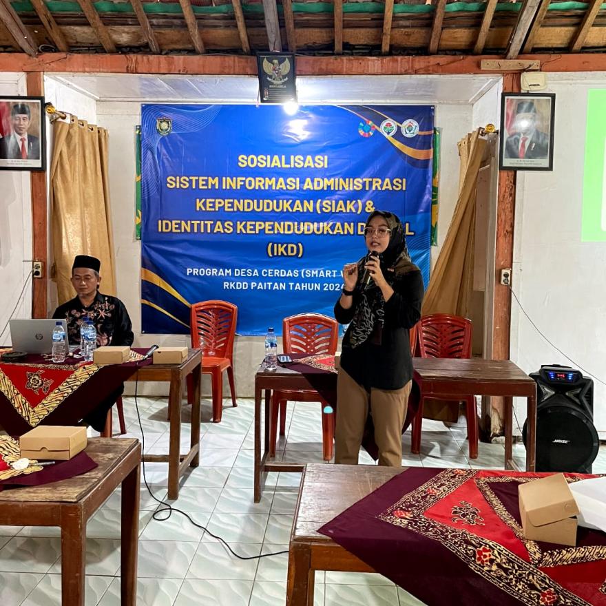 Sosialisasi SIAK dan IKD Desa Paitan